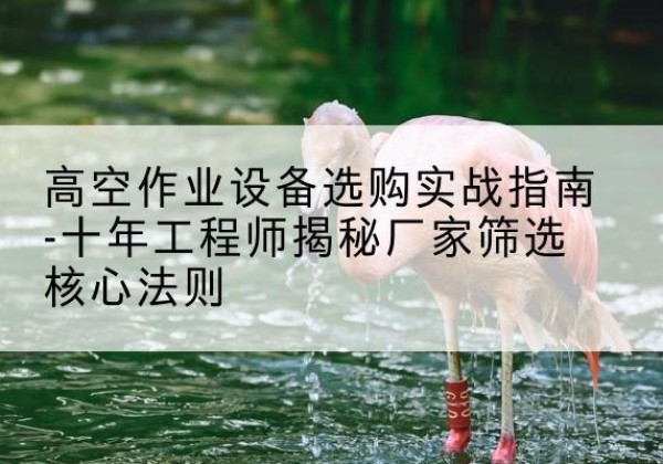 钦南剪叉式升降机厂家-高空作业设备选购实战指南-十年工程师揭秘厂家筛选核心法则